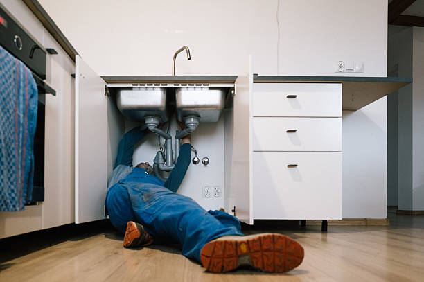 Professional Drain Cleaning technician working in North Weymouth, MA